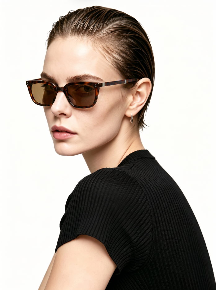 Timeless Retro Mason worn on the face
