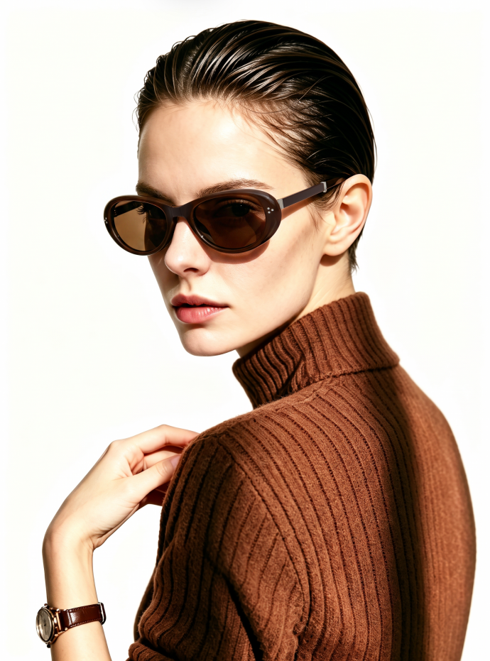 Timeless Retro Mason worn on the face