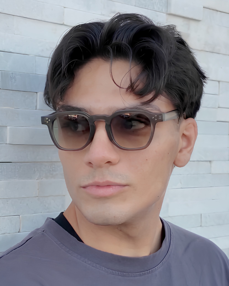 Timeless Retro Mason worn on the face