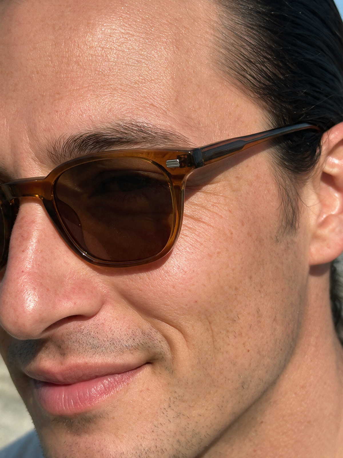 Timeless Retro Mason worn on the face
